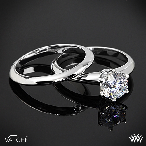 wedding band for 6 prong solitaire