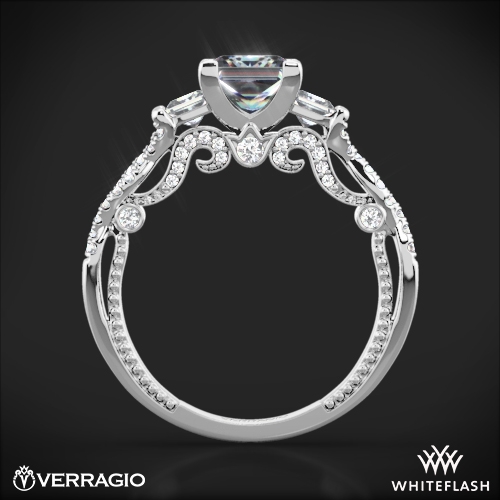 Verragio INS 7074P Beaded Braid Princess Stone 2871