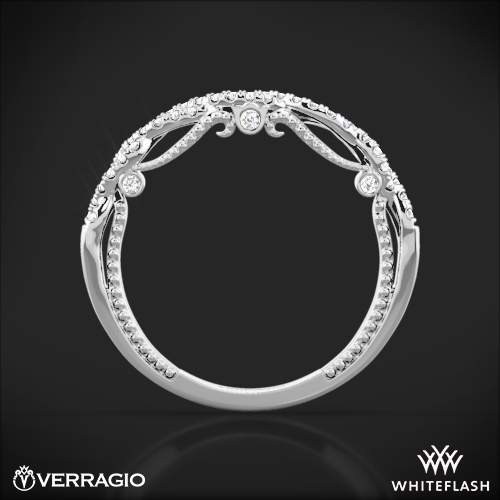 Verragio INS-7074W Beaded Twist Diamond Wedding Ring 2890