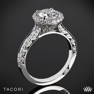 Tacori HT2522RD Blooming Beauties Botanical Diamond Engagement Ring