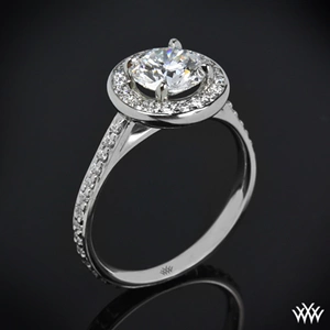 Halo Prong Diamond Engagement Ring