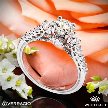 Verragio Classic 905R6 3-Stone Diamond Engagement Ring