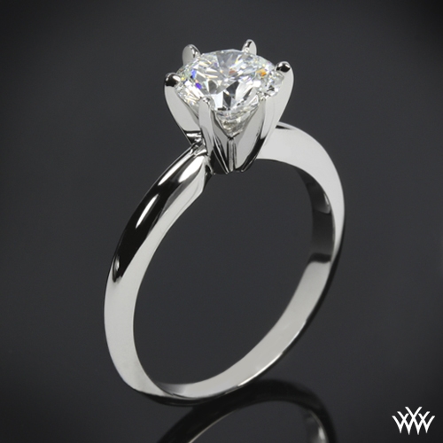 tiffany style 6 prong solitaire