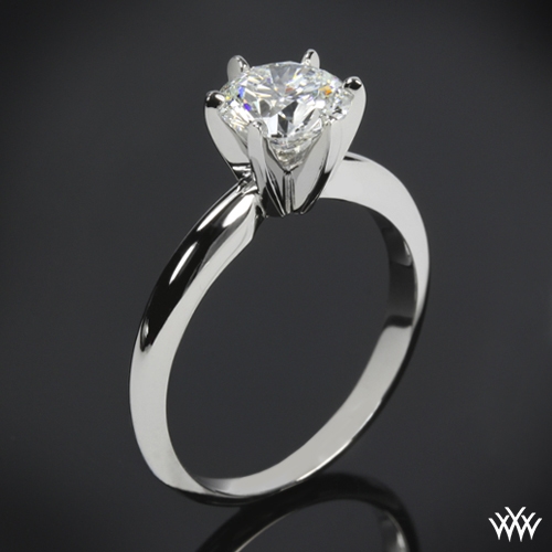 Tiffany style deals 6 prong solitaire