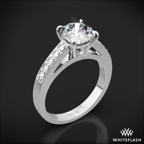 FlushFit Diamond Engagement Ring 42