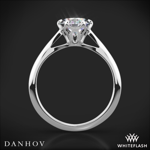 Danhov CL117 Classico Solitaire Engagement Ring Whiteflash 4343
