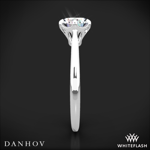 Danhov CL117 Classico Solitaire Engagement Ring Whiteflash 4343
