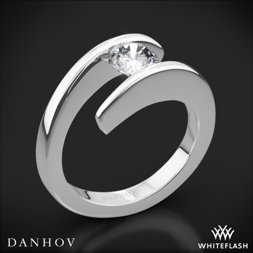 国内で当店のみ AHW STUDIO - Solitaire Ring - PRESSURE Danhov V119 Voltaggio Tension-Set Solitaire Engag | 4454
