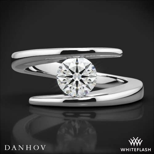 国内で当店のみ AHW STUDIO - Solitaire Ring - PRESSURE Danhov V119 Voltaggio Tension-Set Solitaire Engag | 4453