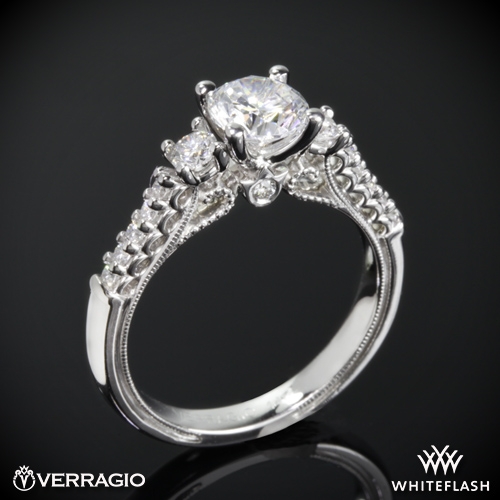Verragio 905R6 3-Stone Diamond Engagement Ring | 3646