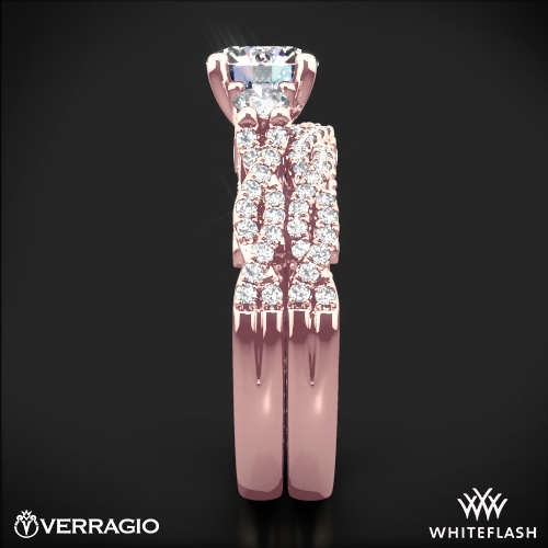 Verragio INS 7074R Braided Three Stone Wedding Set 4775