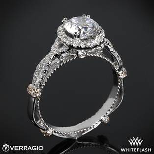 Verragio Parisian DL-106R Braided Halo Diamond Engagement Ring