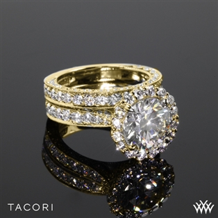 Tacori HT2605RD RoyalT Bloom Diamond Wedding Set