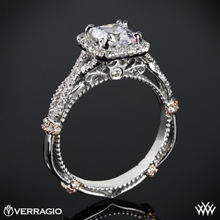 Verragio Parisian DL-106P Twisted Diamond Engagement Ring for Princess