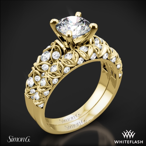 Simon G Lp1582 Delicate Wedding Set 3545 Simon G Lp1582 Delicate Wedding Set 1