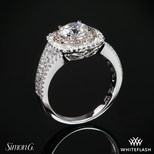 Simon MR2453 Passion Double Halo Engagement Ring 3414