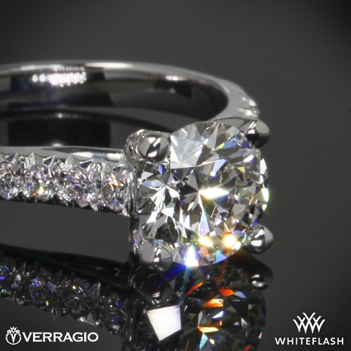 1ctw 4 Prong Princess Cut Solitaire Engagement Ring With Modern Knife