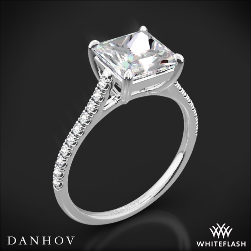 Danhov Cl138 Clico Single Shank Diamond Engagement Ring Danhov Cl138 Clico Single Shank Diamond Engagement Ring Whiteflash 1