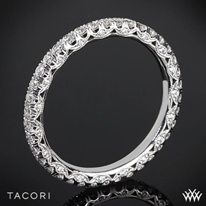 Tacori HT2545B Classic Crescent Eternity Scalloped Millgrain Diamond Wedding Ring