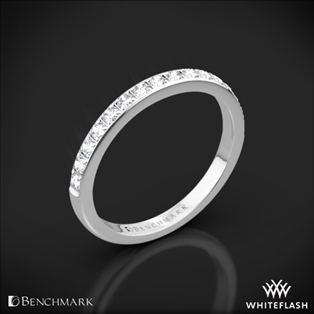 Benchmark Large Pave Diamond Wedding Ring