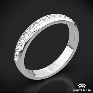 Cathedral Pave Diamond Wedding Ring
