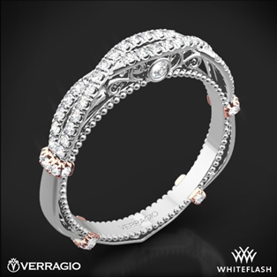 Verragio Parisian DL-106W Helix Diamond Wedding Ring