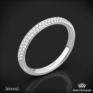 Simon G. LP1935-D Delicate Diamond Wedding Ring