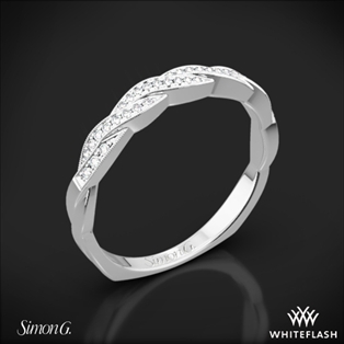 Simon G. MR1498-D Delicate Diamond Wedding Ring