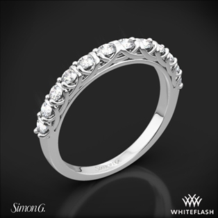 Simon G. MR2492 Caviar Diamond Wedding Ring