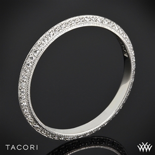 Tacori 2520ET Simply Tacori Knife-Edge Pave Diamond Wedding Ring