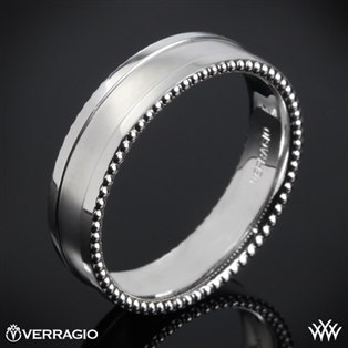 Verragio 6N13 Beaded Spin Satin Wedding Ring