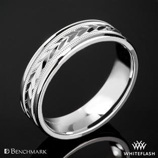 Benchmark RECF7603 Arrow Cut Wedding Ring