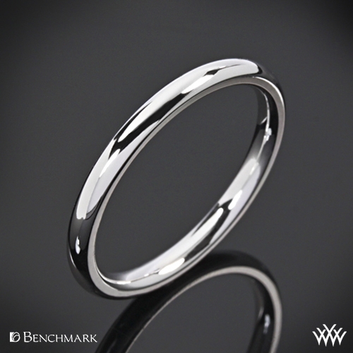 14K Yellow Gold 2mm Lightweight Comfort Fit Band Ring