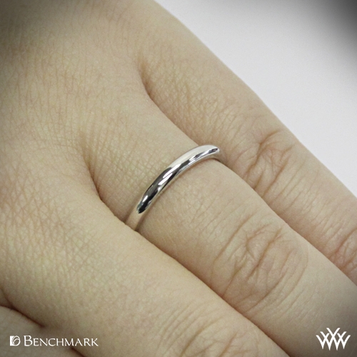 2mm platinum ring