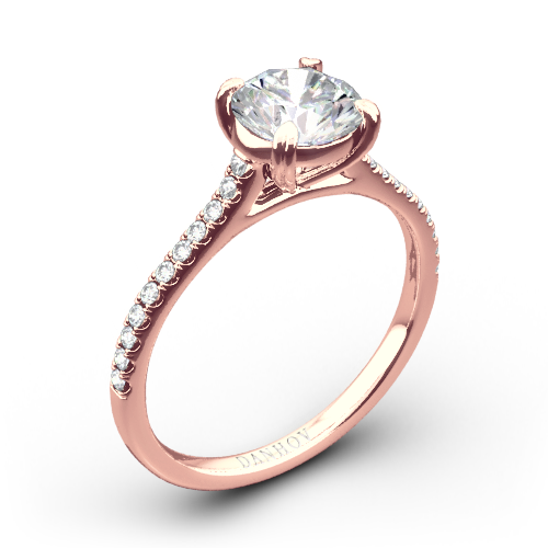 Danhov CL138 Classico Single Shank Diamond Engagement Ring