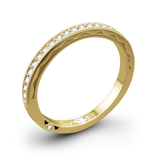 Tacori 2649-15B12 Sculpted Crescent Diamond Wedding Ring