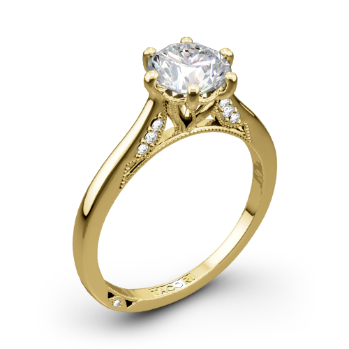 Tacori yellow gold engagement rings discount