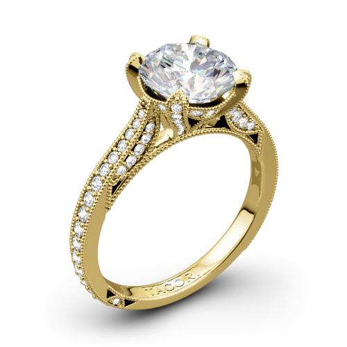 Tacori yellow gold engagement new arrivals rings