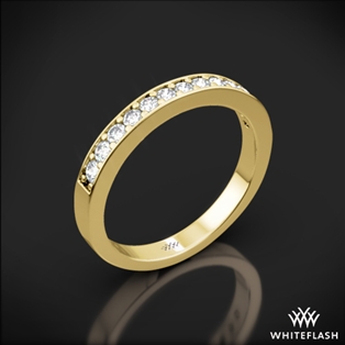Bead-Set Diamond Wedding Ring