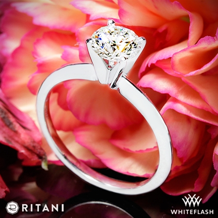 Ritani 1RZ7286 Knife-Edge Solitaire Engagement Ring