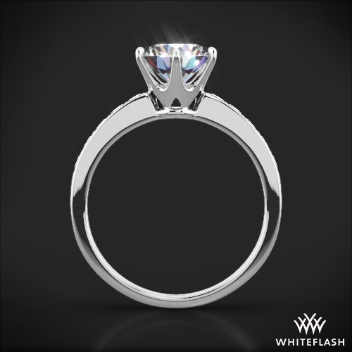 Classic Bead-Set Diamond Engagement Ring | 872
