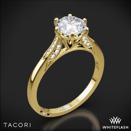 Tacori yellow gold engagement new arrivals rings
