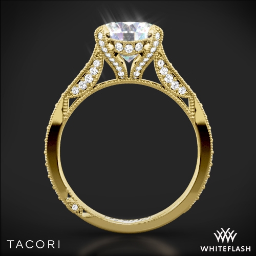 Tacori yellow gold hot sale engagement rings