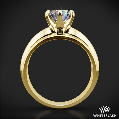 Classic KnifeEdge Solitaire Wedding Set 4674