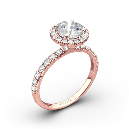 Simon G. MR1811 Passion Halo Diamond Engagement Ring