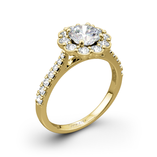 Simon G. MR2573 Passion Halo Diamond Engagement Ring