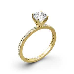 Simon G. PR108 Classic Romance Diamond Engagement Ring