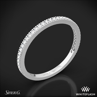 Simon G. PR108 Classic Romance Diamond Wedding Ring