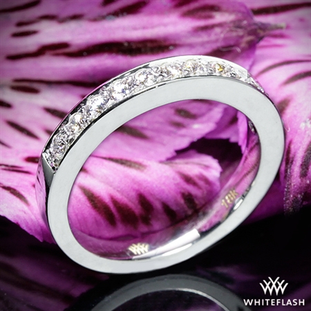 Half Eternity Bead-Set Diamond Wedding Ring