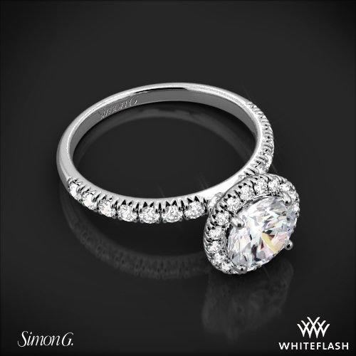 Simon G. MR1811 Passion Halo Diamond Engagement R... 4886